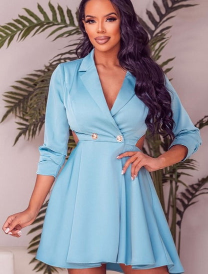 Bossy Babe Blazer Mini Dress